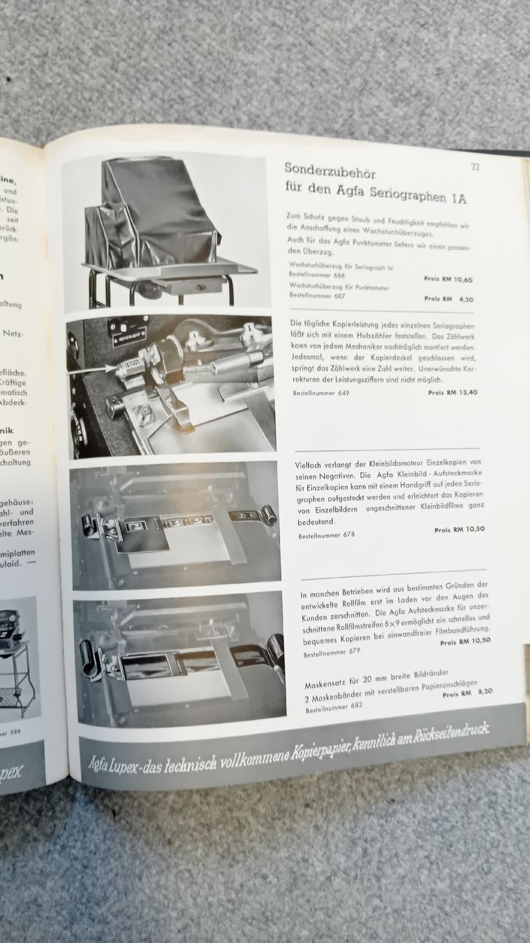 Documenti: AGFA Hauptkatalog 1939, 100 Seiten – Usato da Murten venduto da fotorothen 4