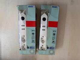 2 x Steffen Steba IQ inkl. Clip-Befestigung (weiss)