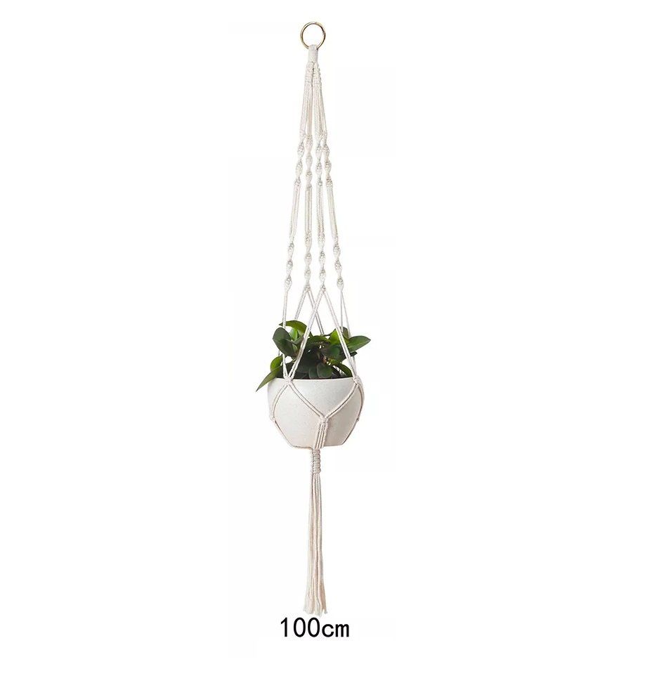 Tutte le decorazioni: Porte-pot en macramé fait à la main – Nuovo e nell'imballaggio originale da Gurmels venduto da shopathome
