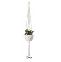 Porte-pot en macramé fait à la main