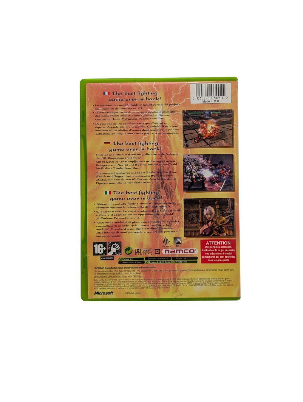 Microsoft Giochi: SoulCalibur II Xbox Classic – Usato da Domat/Ems venduto da IsseldorsShop 1