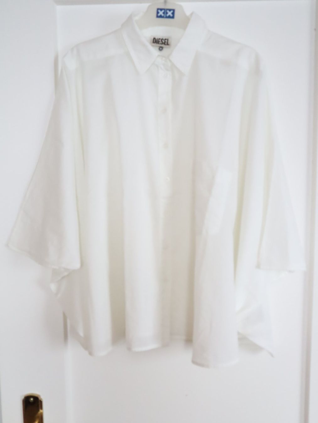 Diesel Camicette: Oversize Bluse Diesel, One Size, 100% Baumwolle – Nuovo (secondo la descrizione) da Wattwil venduto da diamant1 2