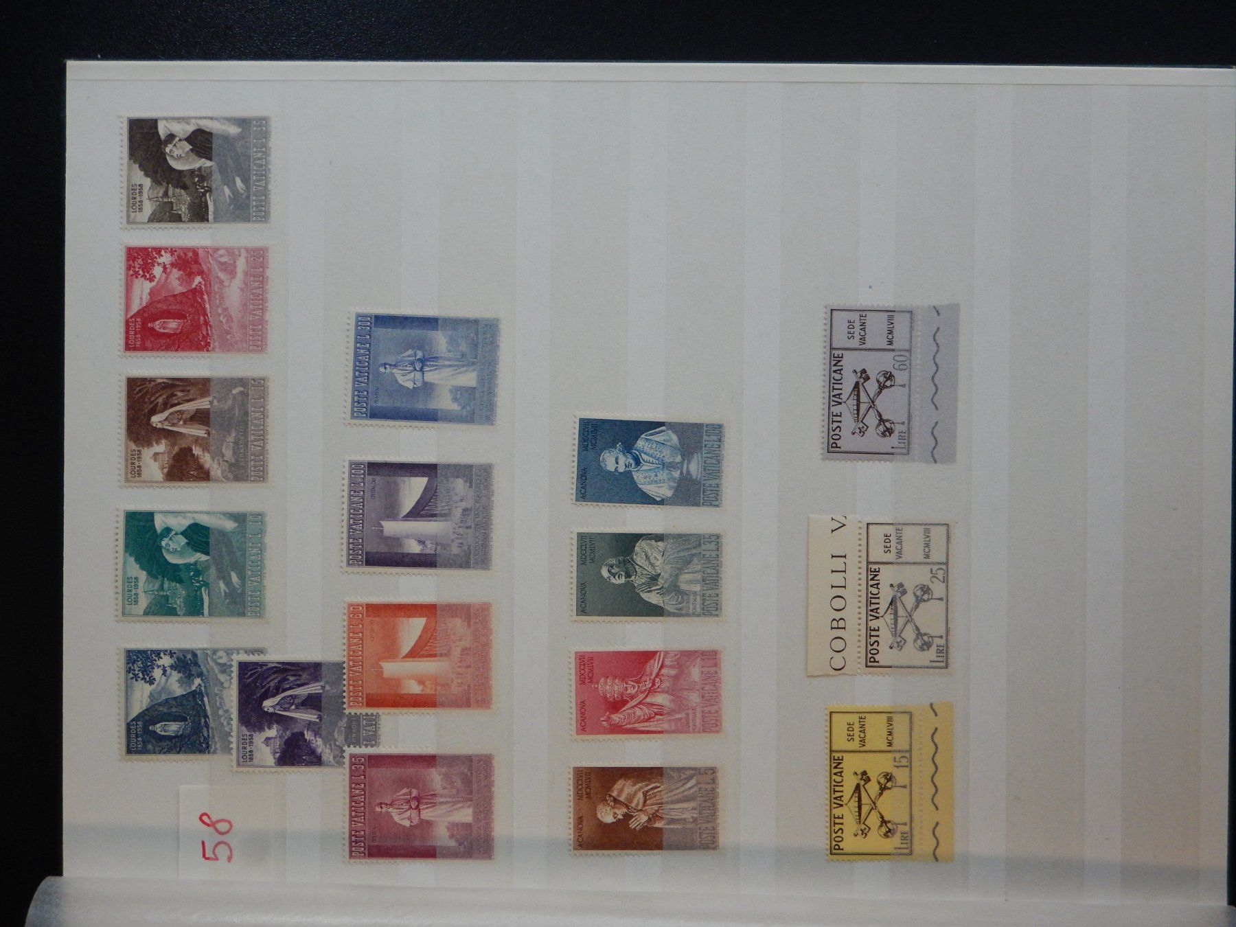 Tutti i francobolli: Vatikan Sammlung 1958-1971 ** – Usato da Zürich venduto da Muehlekauf