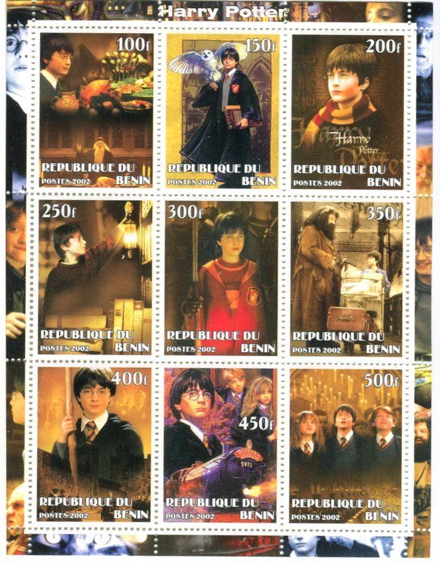 Tous les timbres: Block "Harry Potter". Benin – Neuf avec emballage d'origine à Basel par Butsch5