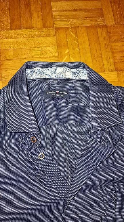 Camicie: Chemise bleue a point blanc  – Usato da Cernier venduto da seb_lqc6 8