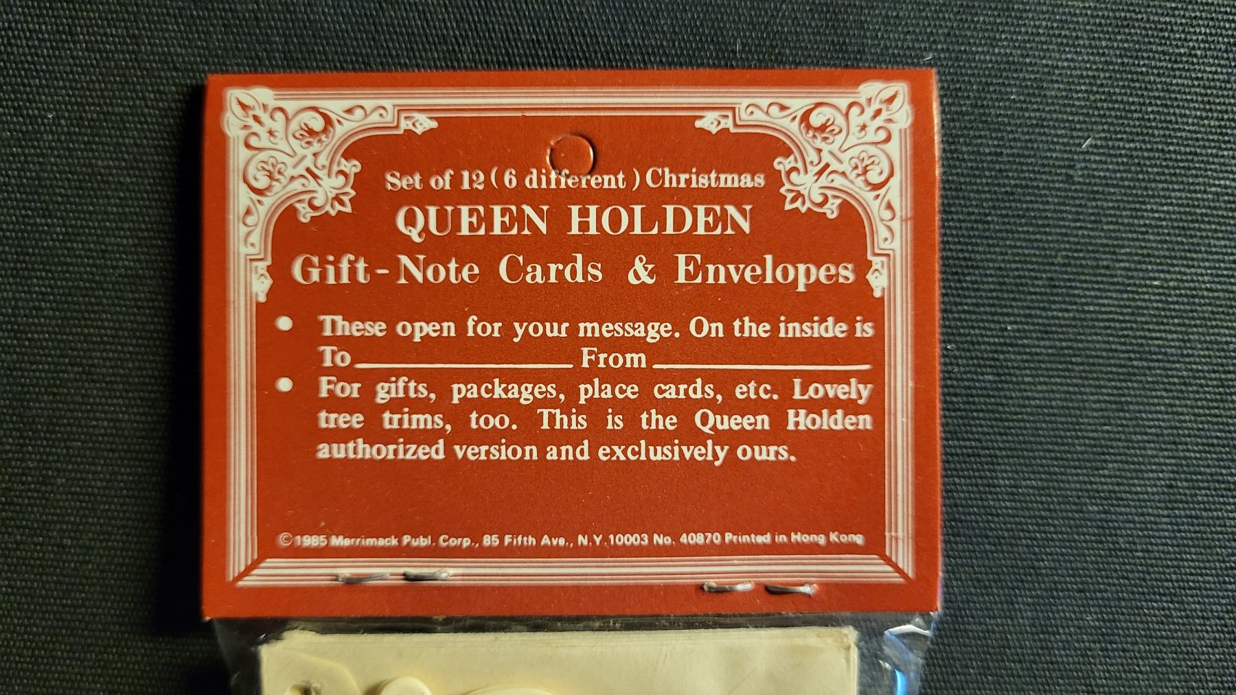 Cartoline: Weihnachts-Kärtli QUEEN HOLDEN – Nuovo e nell'imballaggio originale da Basel venduto da spinne02 5