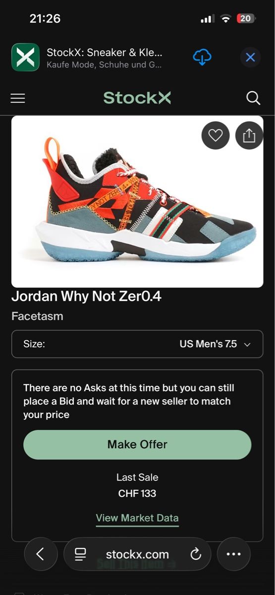 Jordan Scarpe da uomo: Jordan Why not Zer0.4 – Nuovo e nell'imballaggio originale da Dürnten venduto da sam_mq8d 3