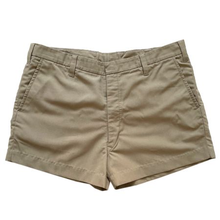 Shorts Herren Gr. 50 beige Baumwollpopeline VINTAGE 1960s