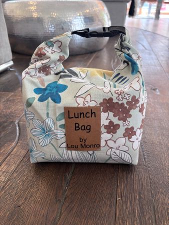 Lunch Bag mit Blumenmuster und Isolierter Folie innen