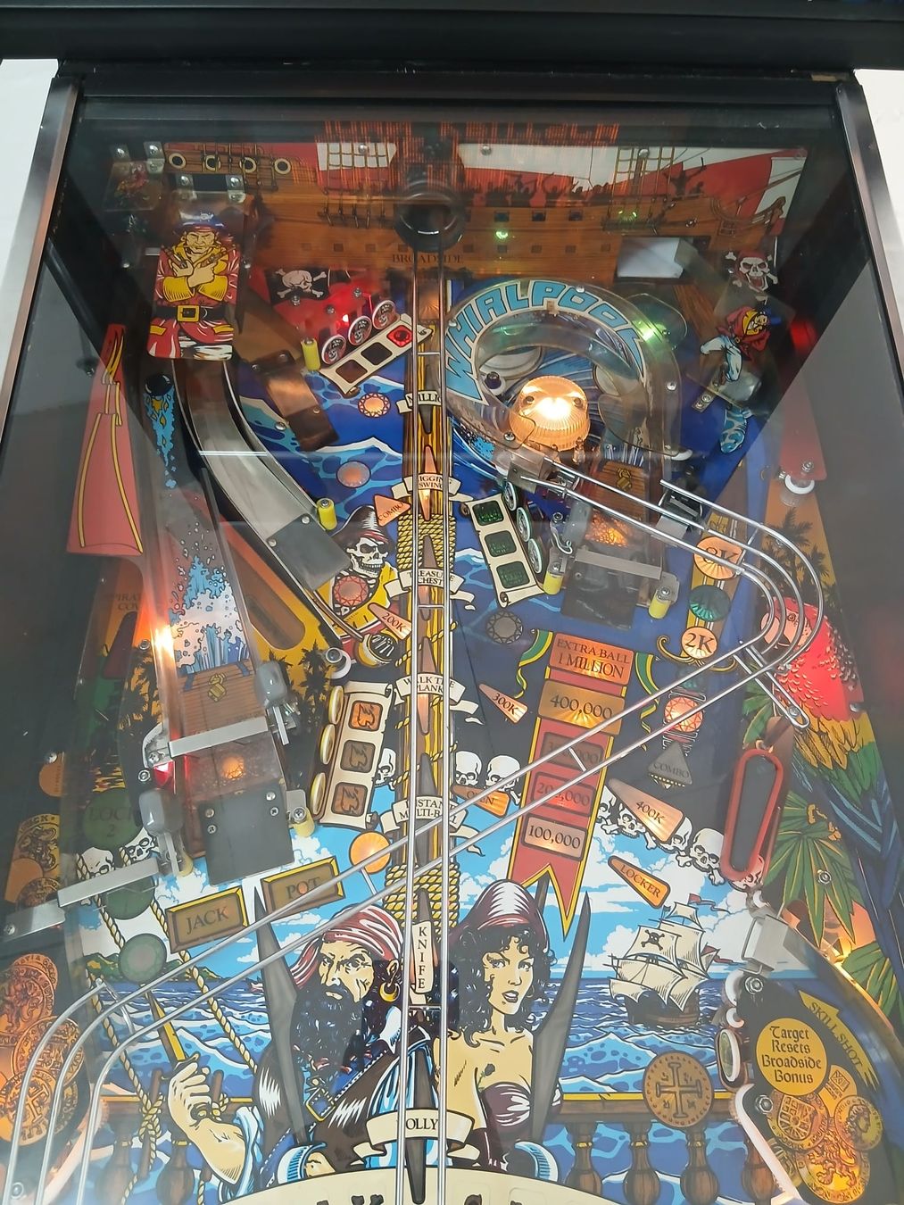Flipper: flipperkasten flipper bally black Rose  – Usato da Leibstadt venduto da Retrowelt 5