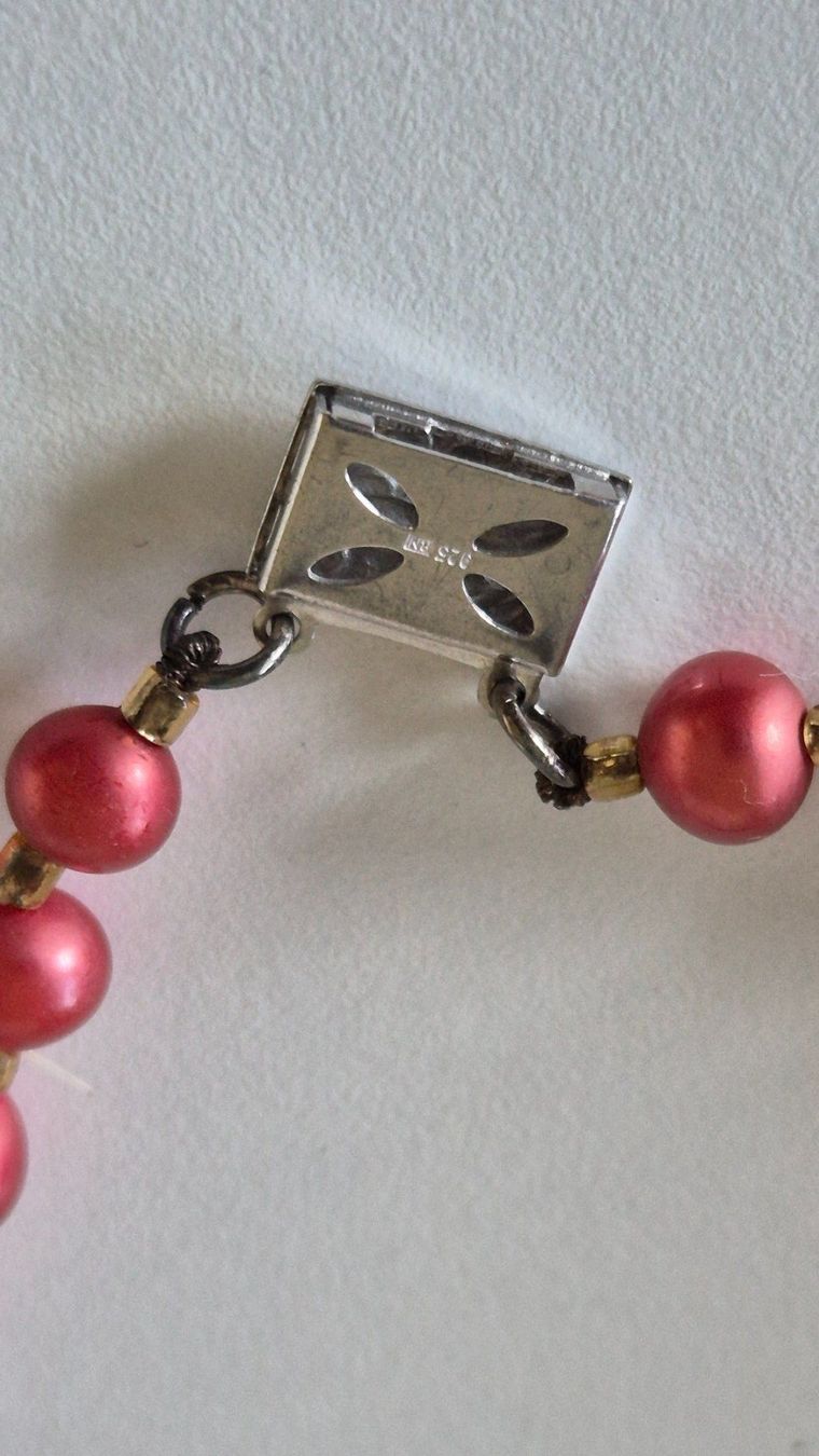 Colliers: Vintage Collier 2-reihig, 1950-1960 – D'occasion à Illnau par Bab58blau 3