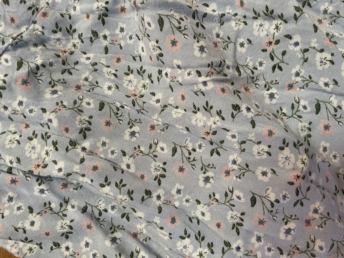 Only Kleider & Röcke: Sommer-wickelkleid hellblau blumen muster – Gebraucht aus Fankhaus (Trub) von coucal 1