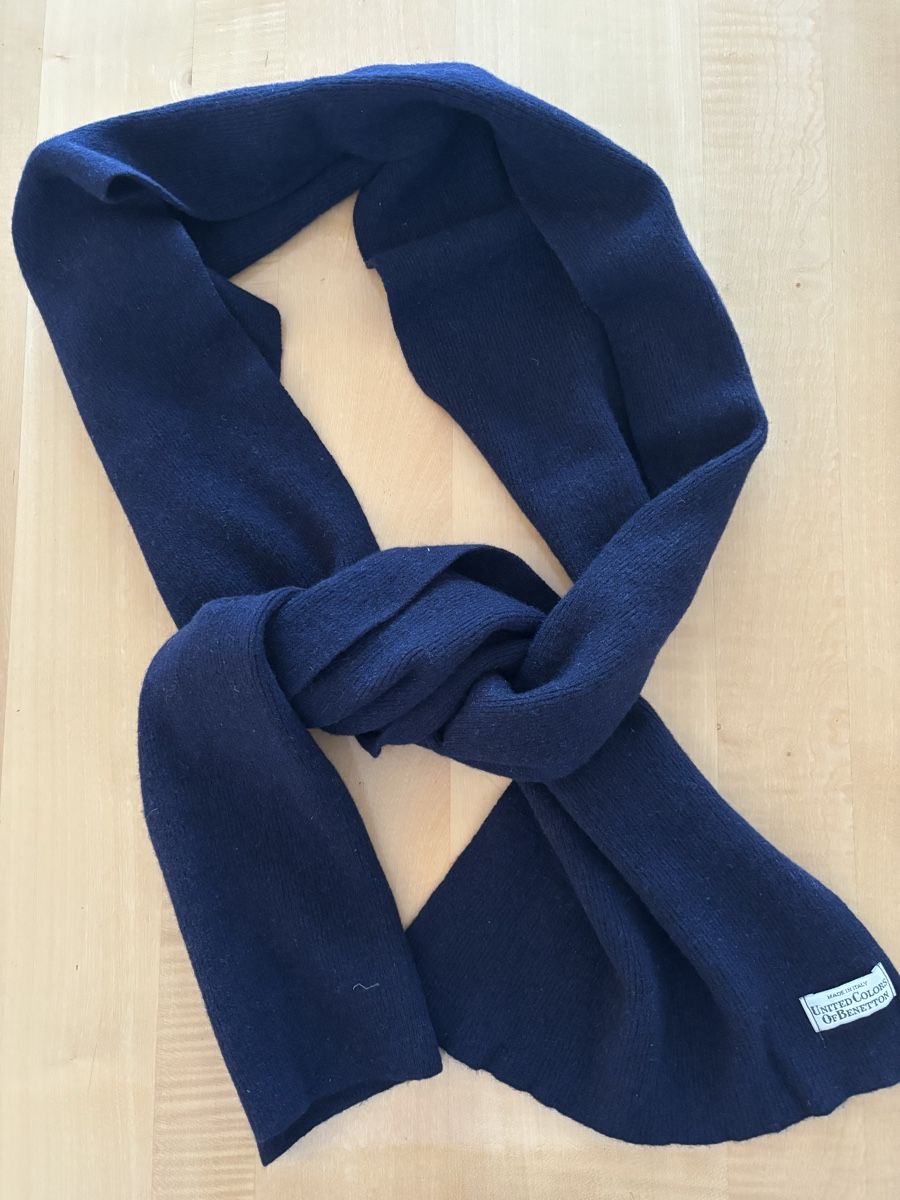 Benetton Foulard & Sciarpe: Wollschal Benetton blau – Usato da Untersiggenthal venduto da vs5_n2r2 2