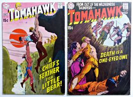 TOMAHAWK #125 #127 LOT 2 NEAL ADAMS WESTERN DC COMICS 1969