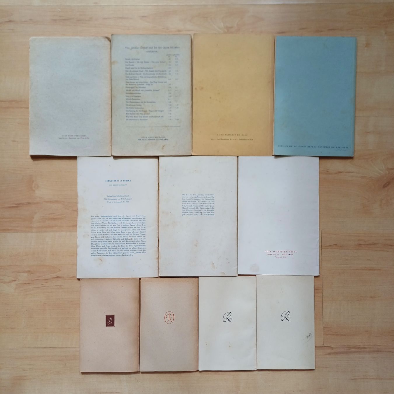 Libri: 11 ANTIKE VEROEFFENTLICHUNGEN – Usato da Baar venduto da Camii 1