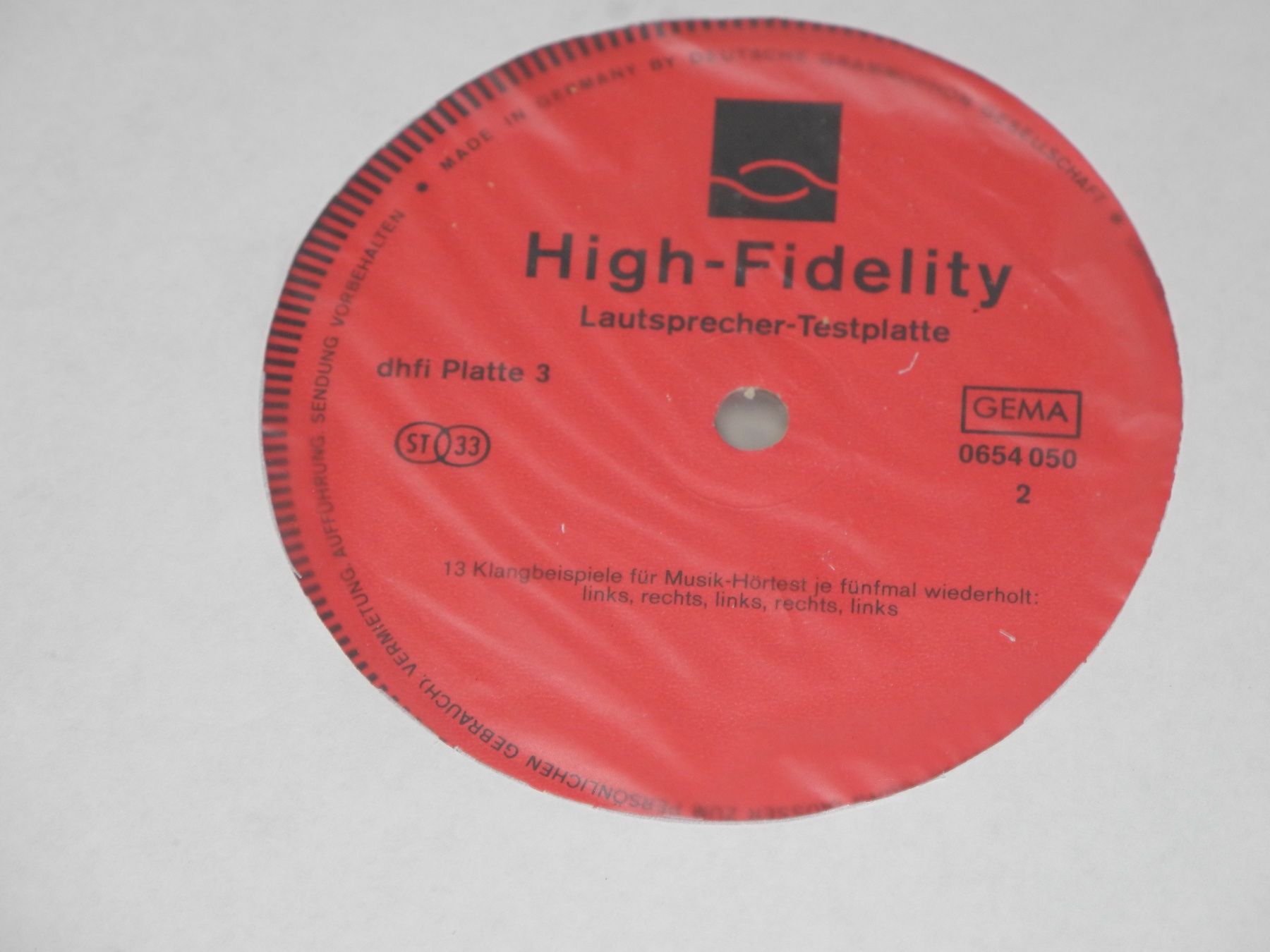 Casse acustiche: LAUTSPRECHER TESTPLATTE - DHFI NR 3 -TOP! – Nuovo (secondo la descrizione) da Fahrwangen venduto da Swirl2 4