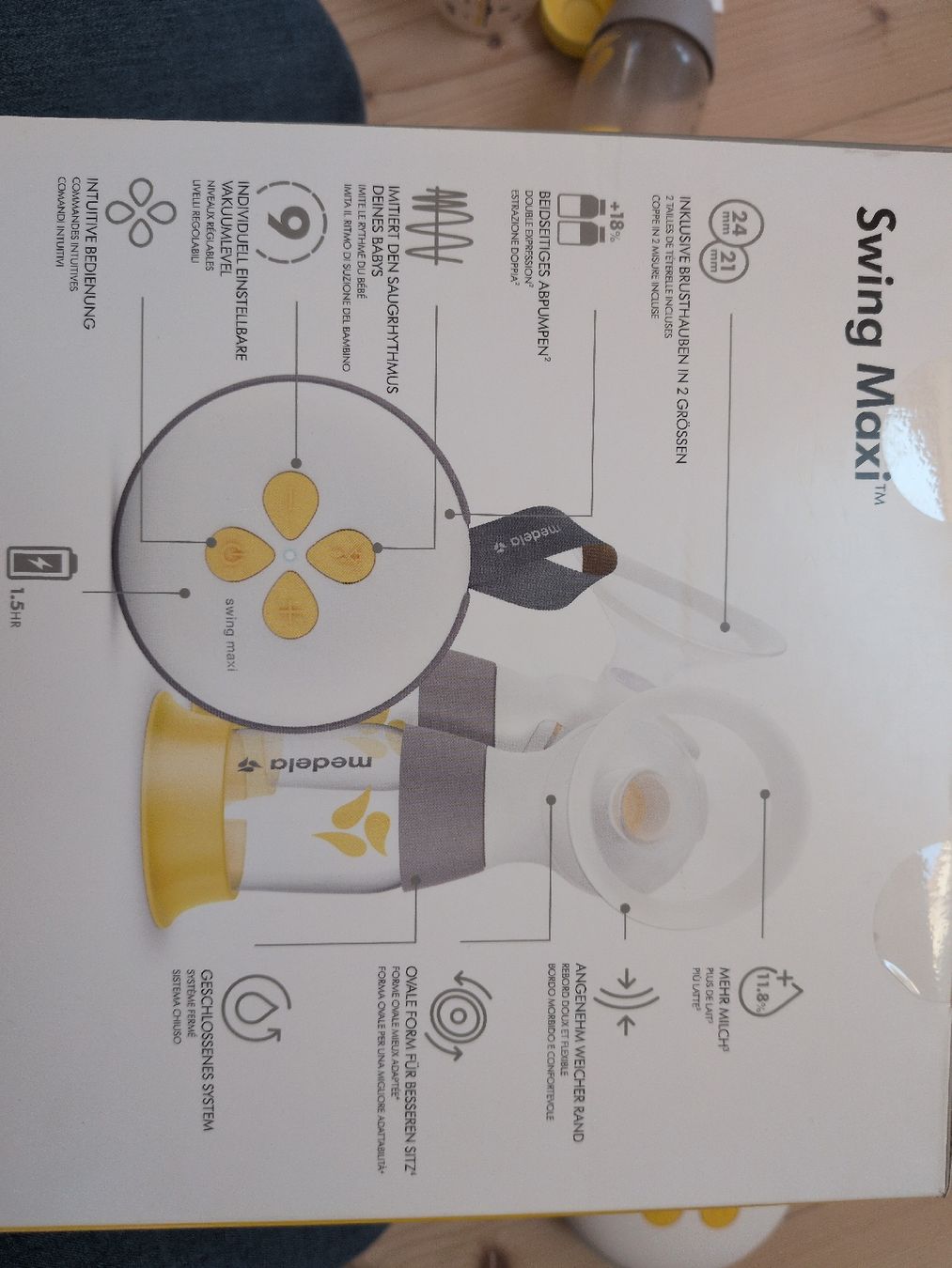 Medela Stillzubehör: Medela Swing Maxi – Gebraucht aus Oberhelfenschwil von Tattar 1