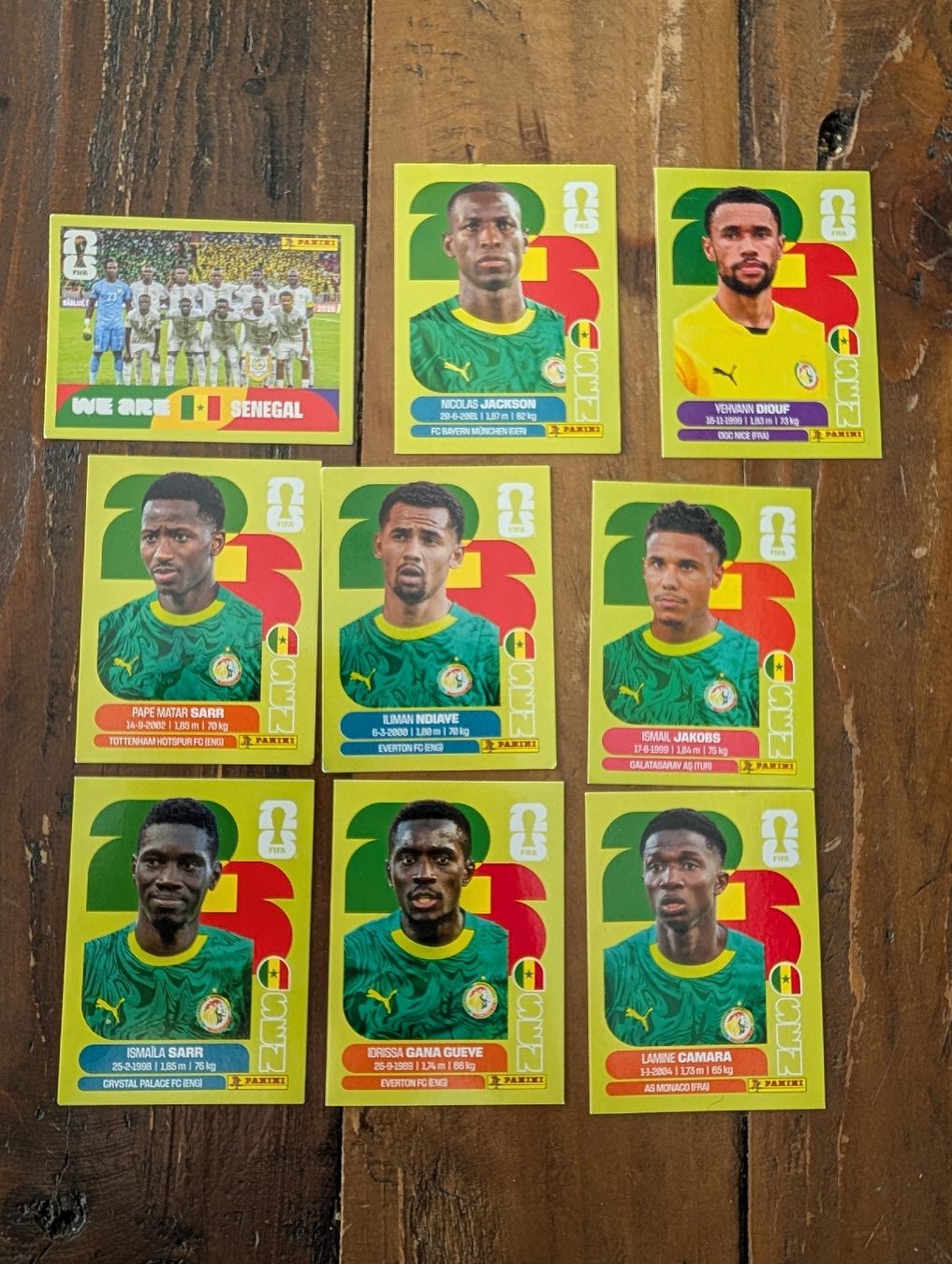 Panini Cartes à collectionner: Panini Senegal – Neuf (Voir description) à Gebenstorf par fa1zz