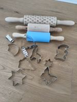 Tolles Back-Set für Kinder: 3 Teigrollen & Ausstechformen