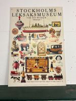 Stockholms Leksaksmuseum Plakat Vintage Spielzeug Museum ...