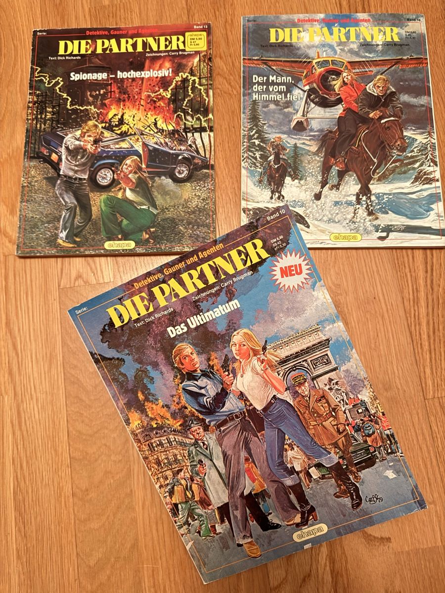 Comics: Vintage Comic 3x DIE PARTNER – Gebraucht aus Zürich von Washingpowder