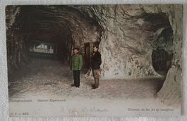 1909 Ansichtskarte Jungfraubahn Station Eigerwand