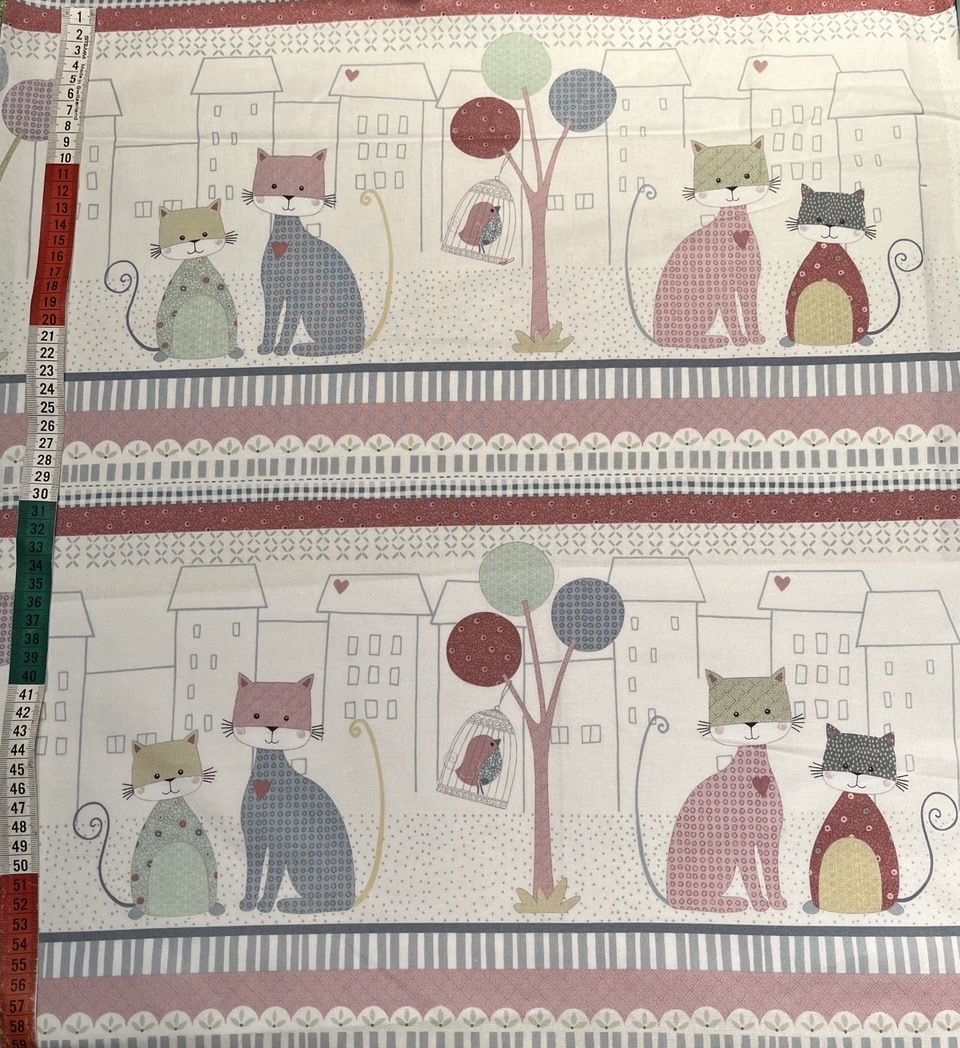 Stoffe: Patchworkstoff 3er Set mit Katze – Neu (gemäss Beschreibung) aus Seuzach von KreativmitStoff 1