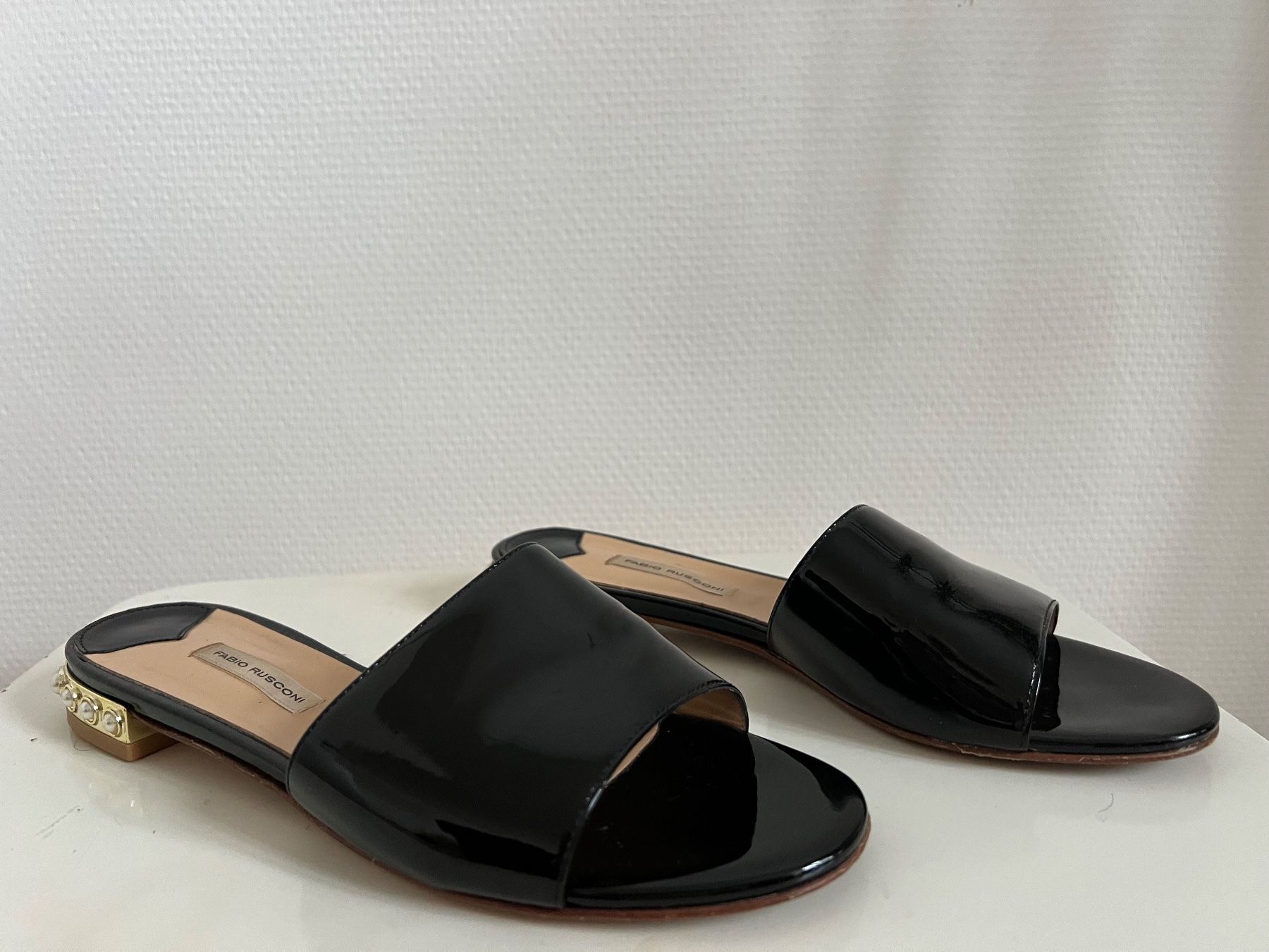 Scarpe da donna: Fabio Rusconi Lederlack mit Perlenabsatz  Gr.38;5 – Usato da Zürich venduto da ost_5sdl 4