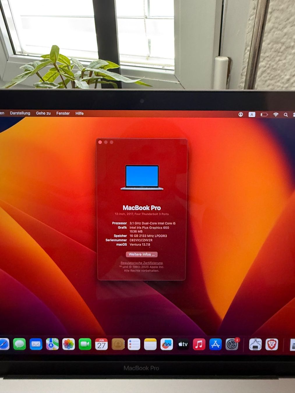 Apple Notebooks: Macbook Pro 2017 mit TouchBar – Gebraucht aus Frauenfeld von YouRbaBe 4