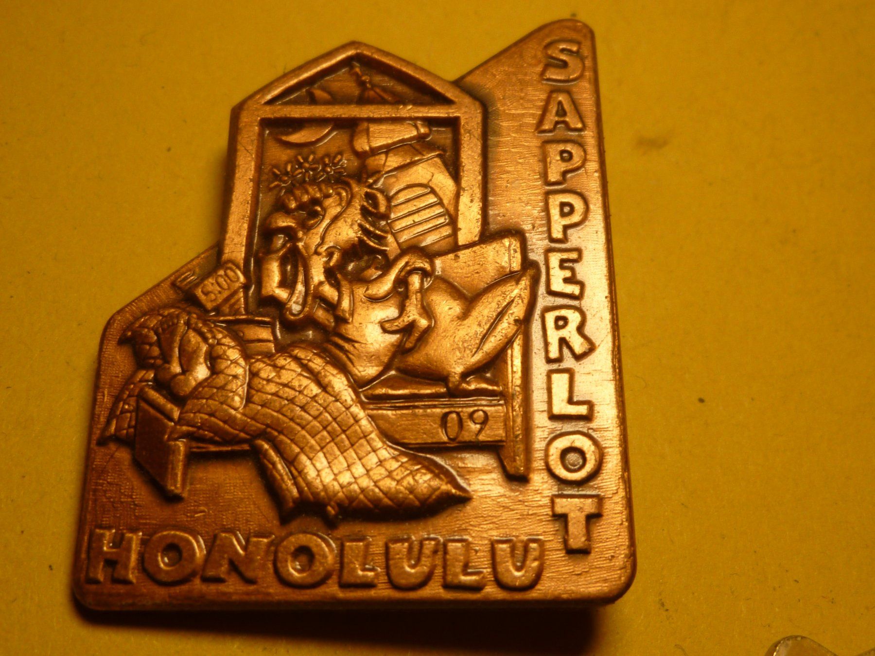 Placchette & Badge: HONOLULU 2009 BRONZE – Usato da Ried (Muotathal) venduto da Mandarin02