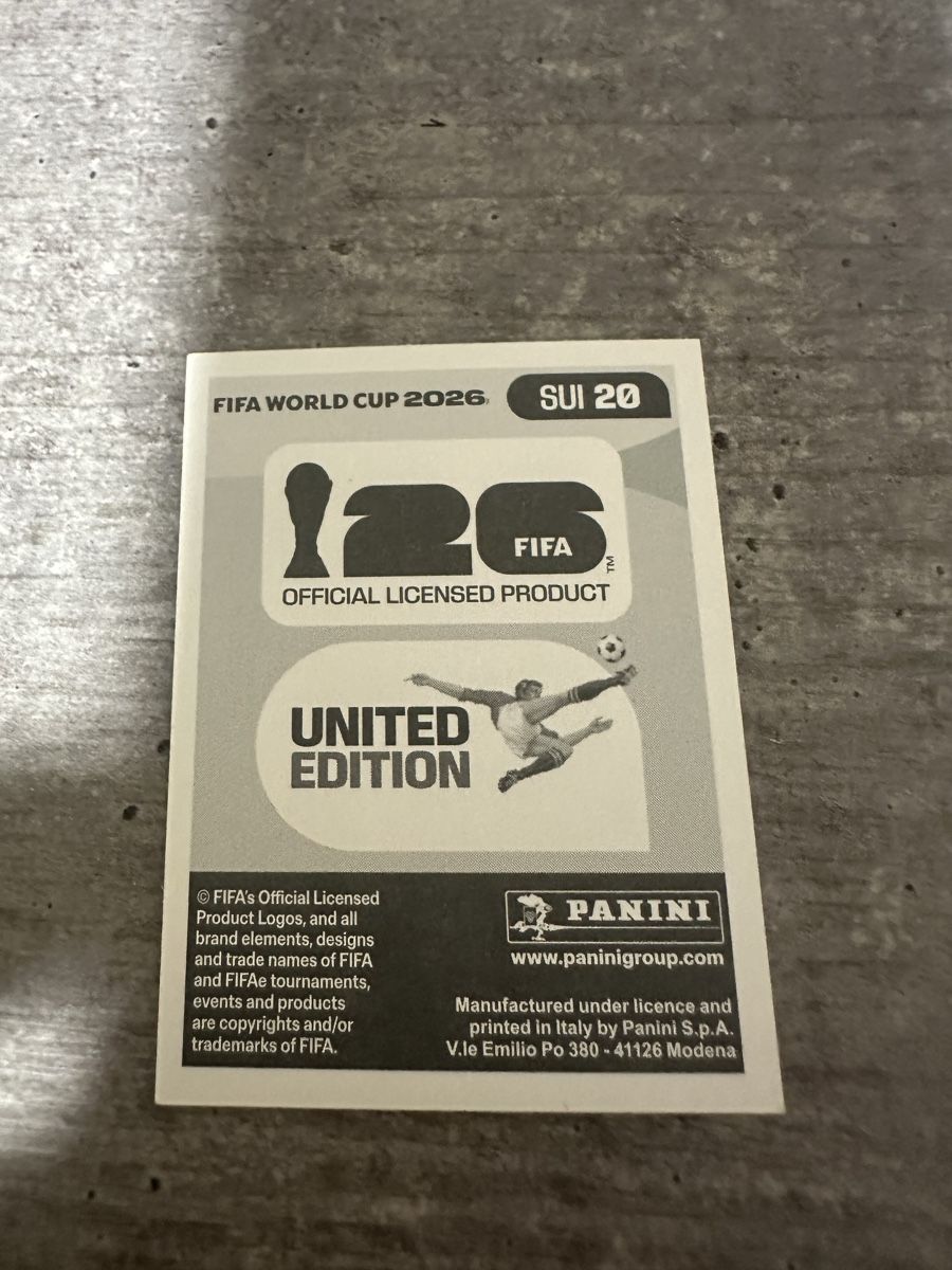 Panini Carte collezionabili: SUI 20 , FIFA WORLD CUP 2026 PANINI  – Nuovo (secondo la descrizione) da Frauenfeld venduto da 1PegPeg1 1