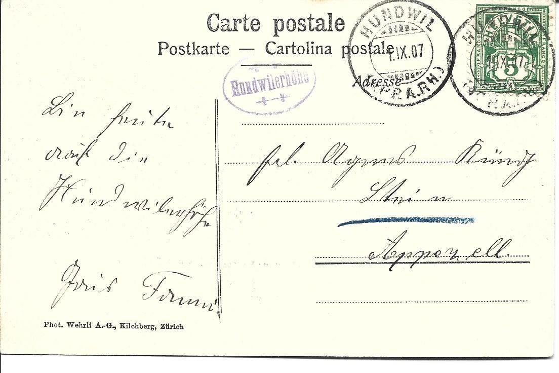 Cartes postales: AK Hundwilerhöhe – D'occasion à Appenzell par mai25 1