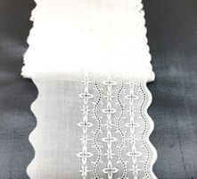 Baumwollspitzenbordüre  - Bordure coton dentelle