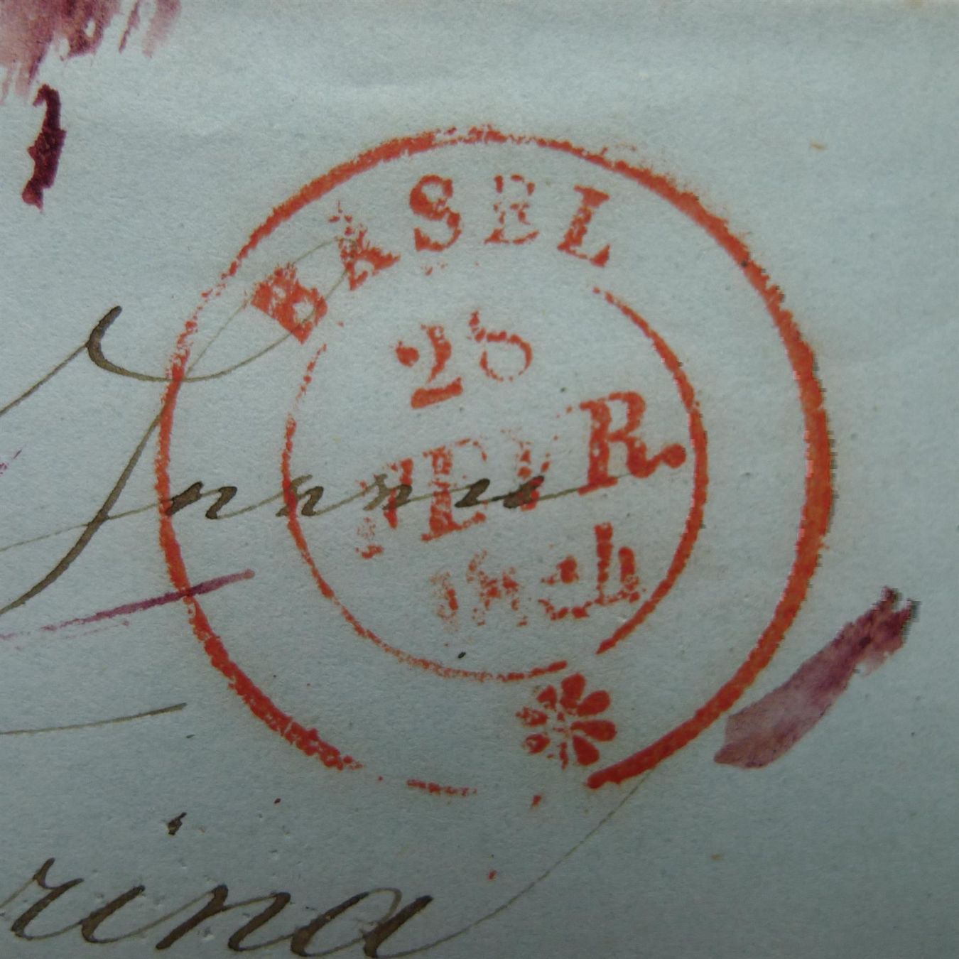 Tutti i francobolli: Brief ohne Marke BASEL - St. Peter Köln – Usato da Dagmersellen venduto da wyss1982 1