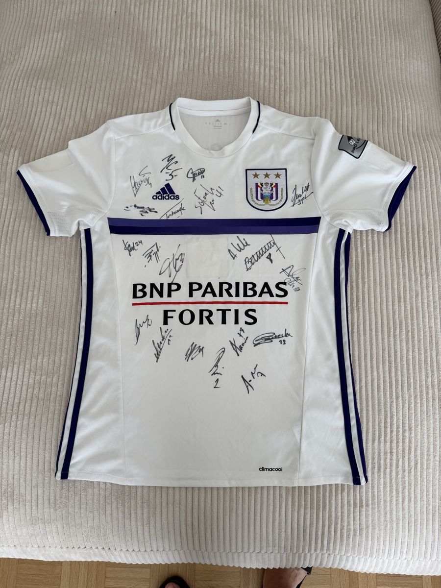 Adidas Leibchen & Hosen: Signed RSC Anderlecht 2016/17 Jersey - Chipciu #11 – Gebraucht aus Dietlikon von Filiks21