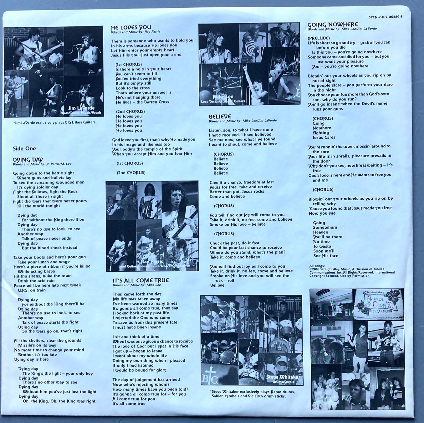 Vinyles: BARREN CROSS - ROCK FOR THE KING – D'occasion à Poliez-Pittet par Newtown-Records 2