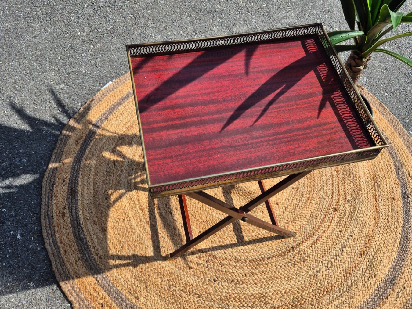 Tavoli: Table d'appoint pliante vintage,  bout de canapé – Usato da Fully venduto da tameab 1