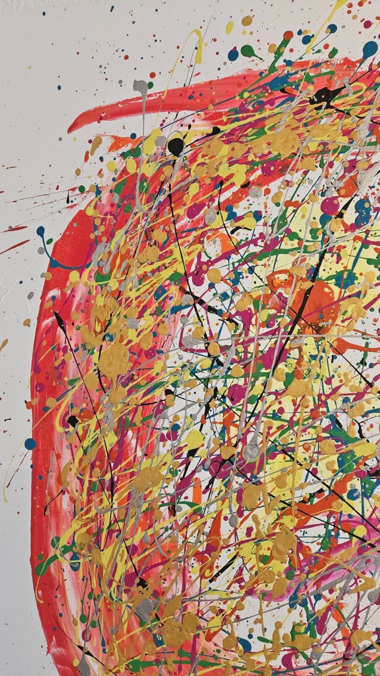 Gemälde: Tableau abstrait moderne, acrylique sur toile, unique! – Neu (gemäss Beschreibung) aus Le Locle von fab_c9hh 3