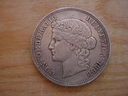 (C1) 5 Franken 1888 DOMINUS***