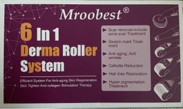 MROOBES 6 IN 1 DERMA ROLLER SYSTEM - ANTIFALTEN - PFLEGE NEU