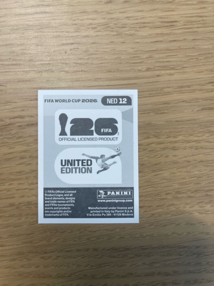 Aufkleber: Panini FIFA WC NED 12 – Neu (gemäss Beschreibung) aus Lausanne 26 von mar_2ldv 1