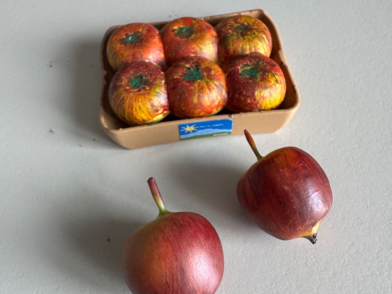 Tutte le decorazioni: Miniatur Äpfelchen – Nuovo (secondo la descrizione) da Oberrohrdorf venduto da chilibiggi