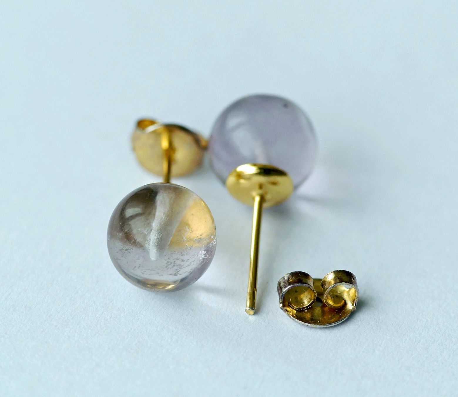 Boucles d'oreille: Ohrstecker mit Fluorit – D'occasion à Matten b. Interlaken par kero71 2