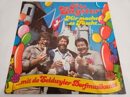 Trio Eugster – Mir Mached Es Fäscht... (LP, Volksmusik)