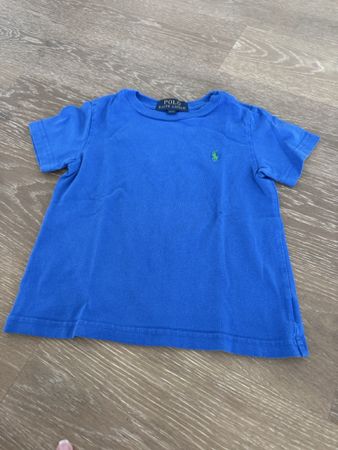 T-shirt Polo Ralph Lauren blu, taglia 2 anni. Estate!
