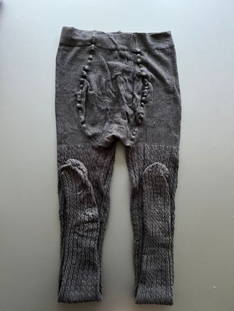 Vertbaudet warme Umstandsstrumpfhose Gr. 4 – Schwarz