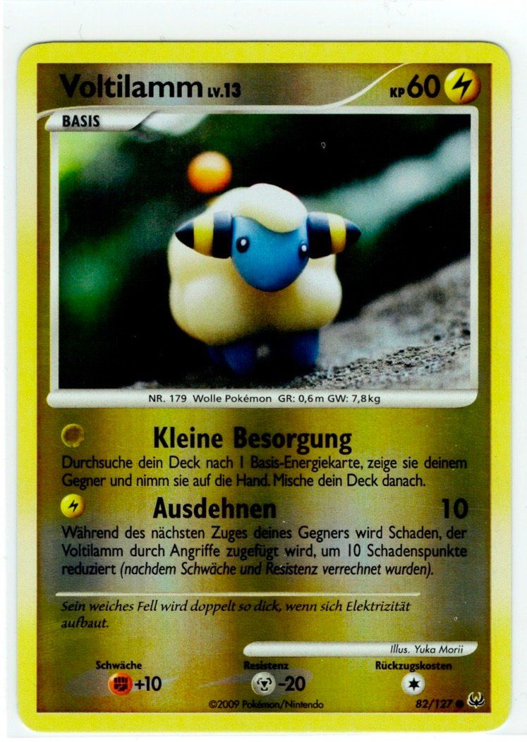 Pokémon Cartes à collectionner: Voltilamm Reverse Holo 82 Yuka Morii – D'occasion à Zürich par PACE79