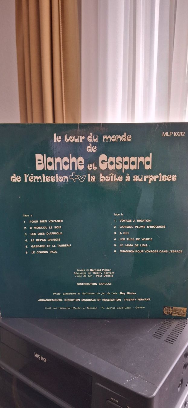 Dischi in vinile: Gaspard et Blanche vinyl 33 tours – Usato da Bellelay venduto da Katia5 1