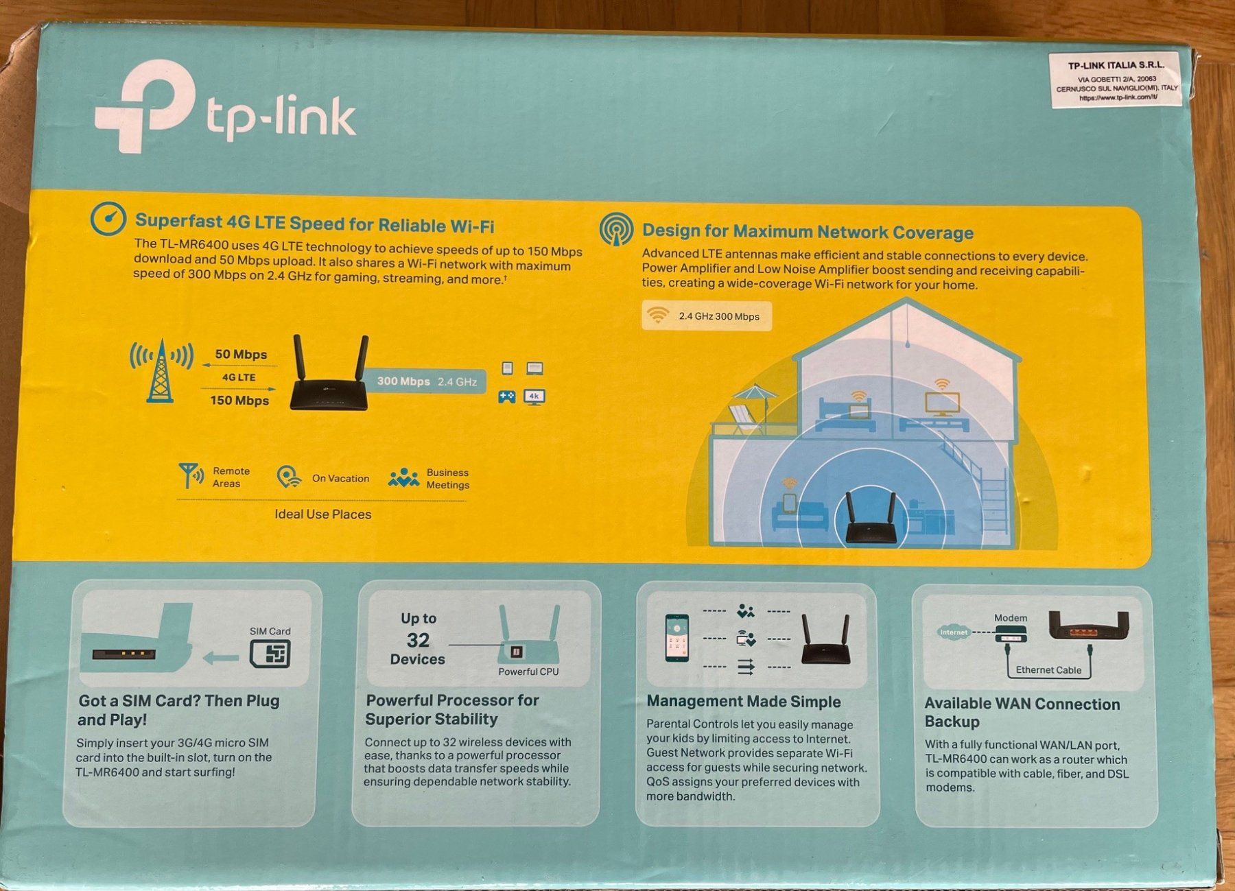 TP-Link Modems & Routeurs: 4G LTE Router - TP Link - 300 mbps – D'occasion à Zug par dim_y68v 1