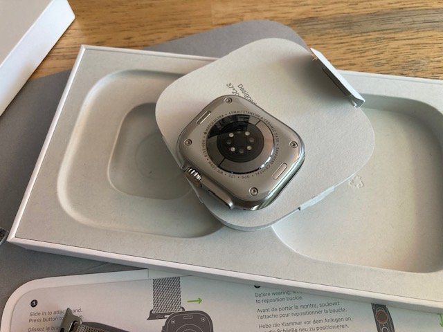 Apple Smartwatch: Apple Watch Ultra 2 49 mm, Titanium Indigo Alpine Loop S – Gebraucht aus Affoltern am Albis von premiumparts 3